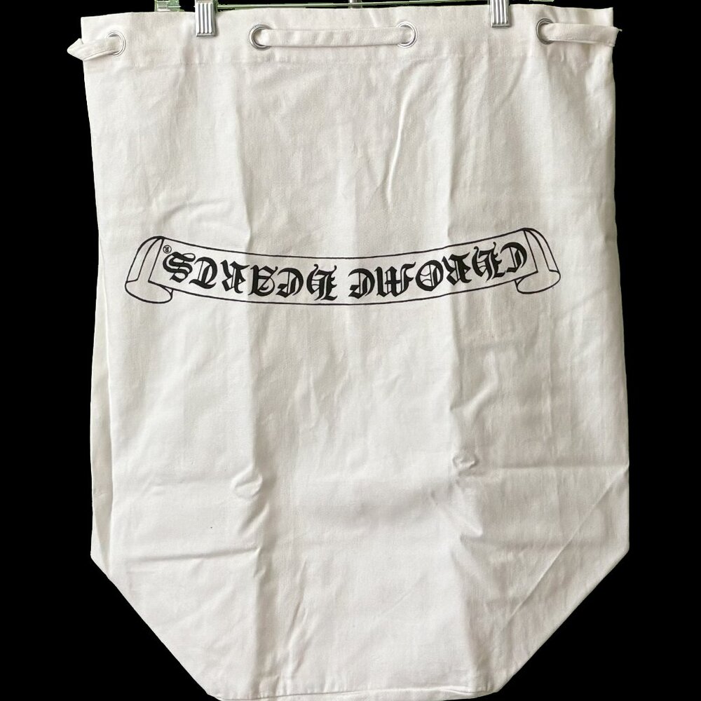Chrome Hearts Rare Misprint Laundry Bag / White Canvas (Vintage / Never Used)